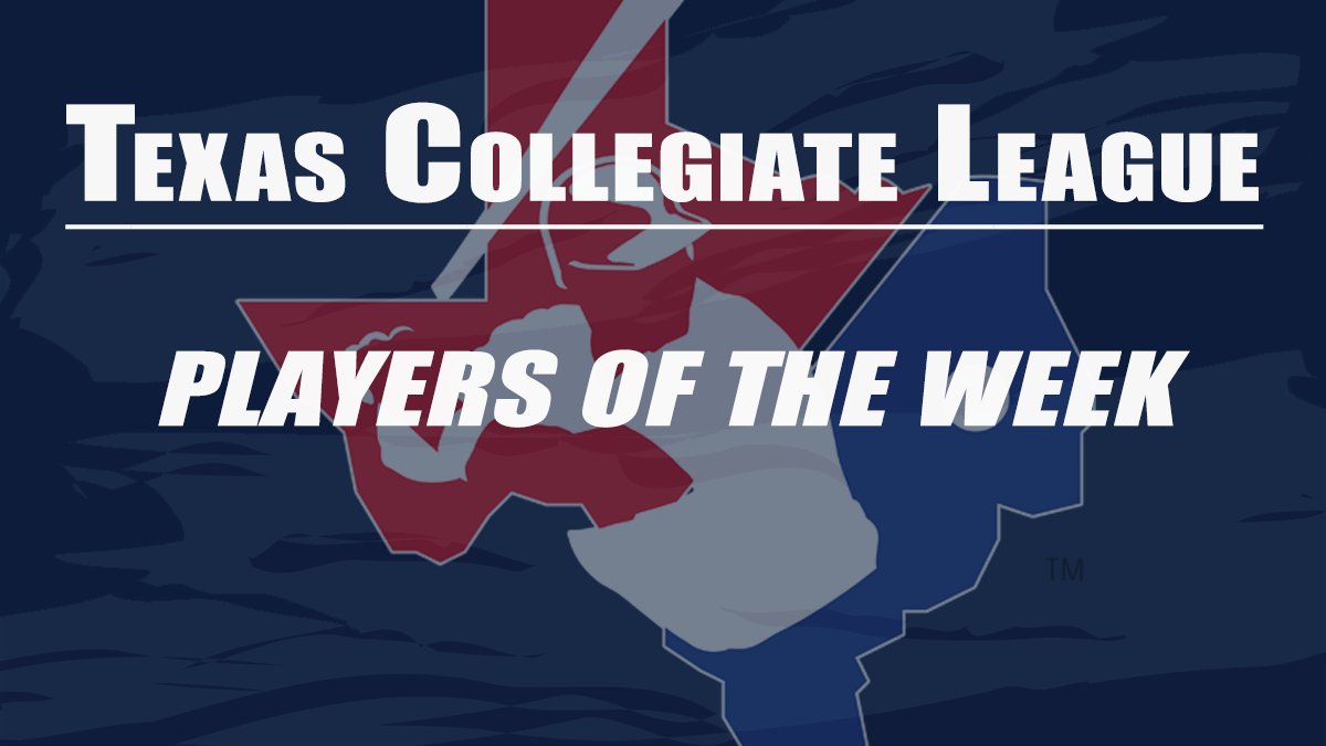 Texas Collegiate League (@tclbaseball) on Twitter photo Congrats to our TCL Players of Week 3!
<a href="/jakelap9/">jake laprairie</a>
from
<a href="/GreenWaveBSB/">Tulane Baseball</a>
<a href="/JohnGrayJr1/">JohnGrayJr</a>
from
<a href="/PrivateersBSB/">New Orleans Baseball</a>
Price Siemering
from
<a href="/RamsASUbaseball/">Angelo State Rams Baseball</a>
Read about their performances here:
bit.ly/2022TCL-W3-POW Congrats to our TCL Players of Week 3!
<a href="/jakelap9/">jake laprairie</a>
from
<a href="/GreenWaveBSB/">Tulane Baseball</a>
<a href="/JohnGrayJr1/">JohnGrayJr</a>
from
<a href="/PrivateersBSB/">New Orleans Baseball</a>
Price Siemering
from
<a href="/RamsASUbaseball/">Angelo State Rams Baseball</a>
Read about their performances here:
bit.ly/2022TCL-W3-POW