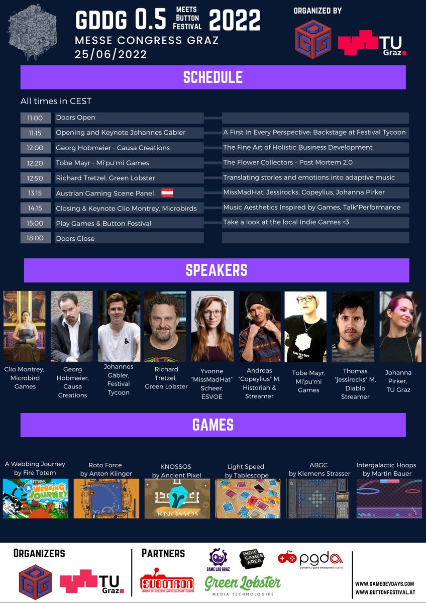 hello world. game dev days mini edition is happening THIS SATURDAY at the <a href="/button_Festival/">button project</a> ... 

who will we see there? :-) 

#gamedev #indiedev #gddg22