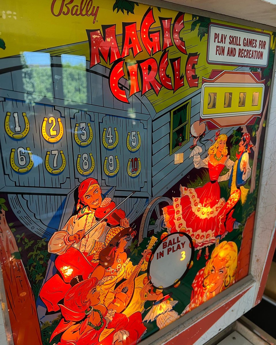 ThePinScientist's tweet image. Serviced a Bally, Magic Circle (1965) Pinball Machine. Cleaned, waxed, installed new rubbers, LEDs installed, light sockets burnished, and repaired the left flipper mech. 

TheEMScoreKeeper.com 

#Pinball
#PinballMod
#PinballMods
#PinballRepair
#PinballRestorations
