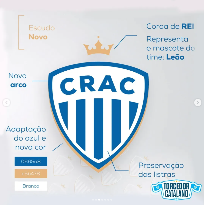 Novo escudo do Crac