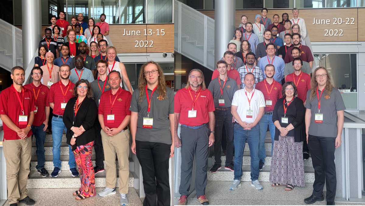 #APSIM Class of 2022, Ames, Iowa. 45 participants, 6 teachers, 1 software!  @FernandoMiguez1 <a href="/Elli_EF/">Elvis Elli</a> <a href="/krlamkey/">Kendall Lamkey</a> <a href="/isuagronomy/">Iowa State Agronomy</a> @lori_abendroth <a href="/AgTechLaura/">Laura Thompson</a> <a href="/dossantoscaiol/">Caio dos Santos</a> <a href="/AxiomAgronomy/">Kristina Polziehn</a> <a href="/FernandaKrupek/">Fernanda Krupek</a> <a href="/alejorzh/">Alejo Ruiz</a> <a href="/GNDanalatos/">Gerasimos Danalatos</a> <a href="/Mitch_Baum/">Mitch Baum</a> @h_pathak_aben <a href="/kquijane/">Karoll Quijano</a> <a href="/josegcesario/">Jose Cesario</a>