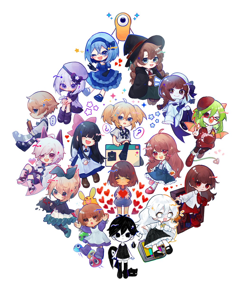 Jyanmao's tweet photo. I drew some of my favorites rpg 💜 https://t.co/zurY3Hk4So