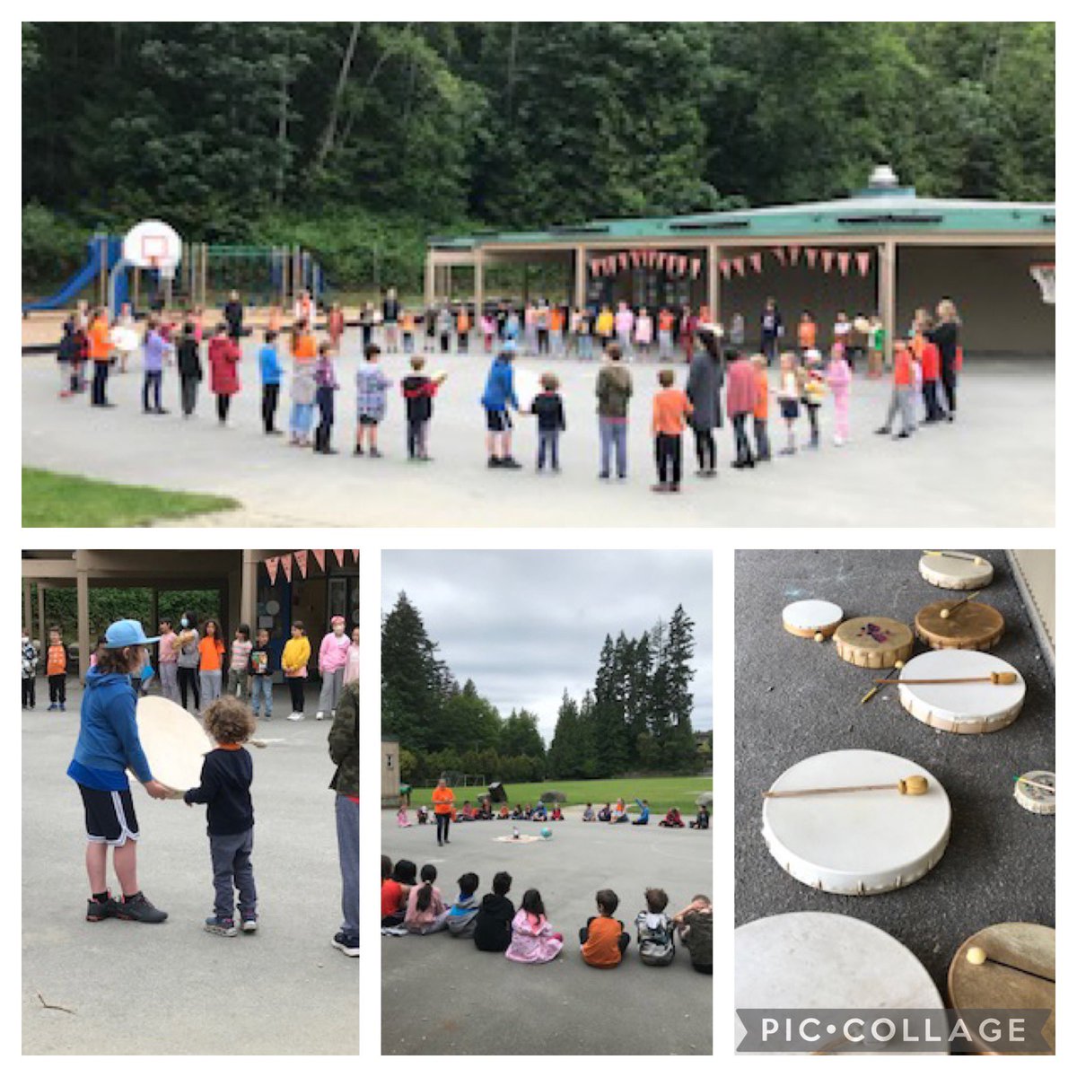 Celebrating #NationalIndigenousPeoplesDay today together with a morning drum circle #westvaned