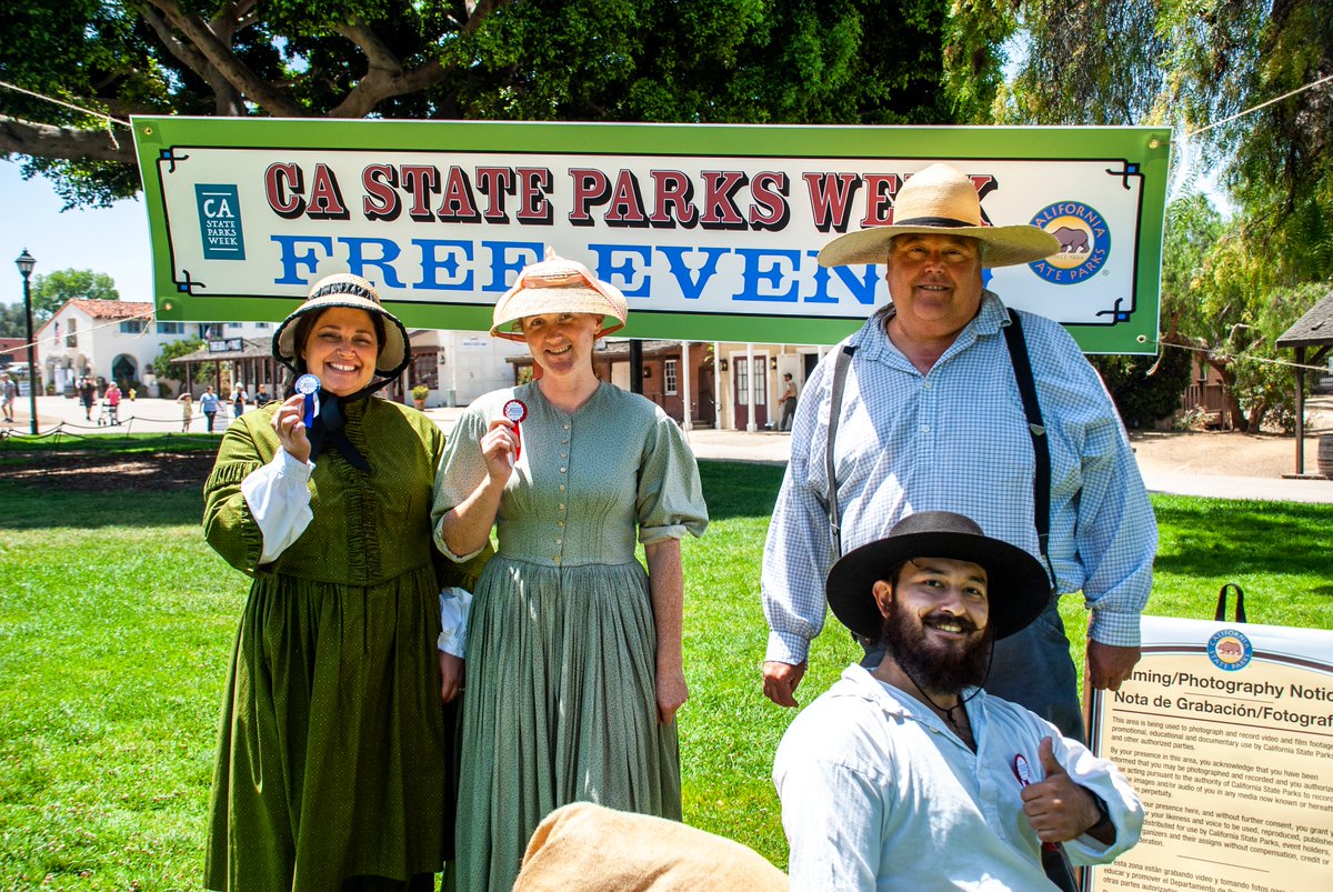 #CaStateParksWeek was a blast from the past! Thanks for joining us for tours, games, and hands-on activities throughout the week.