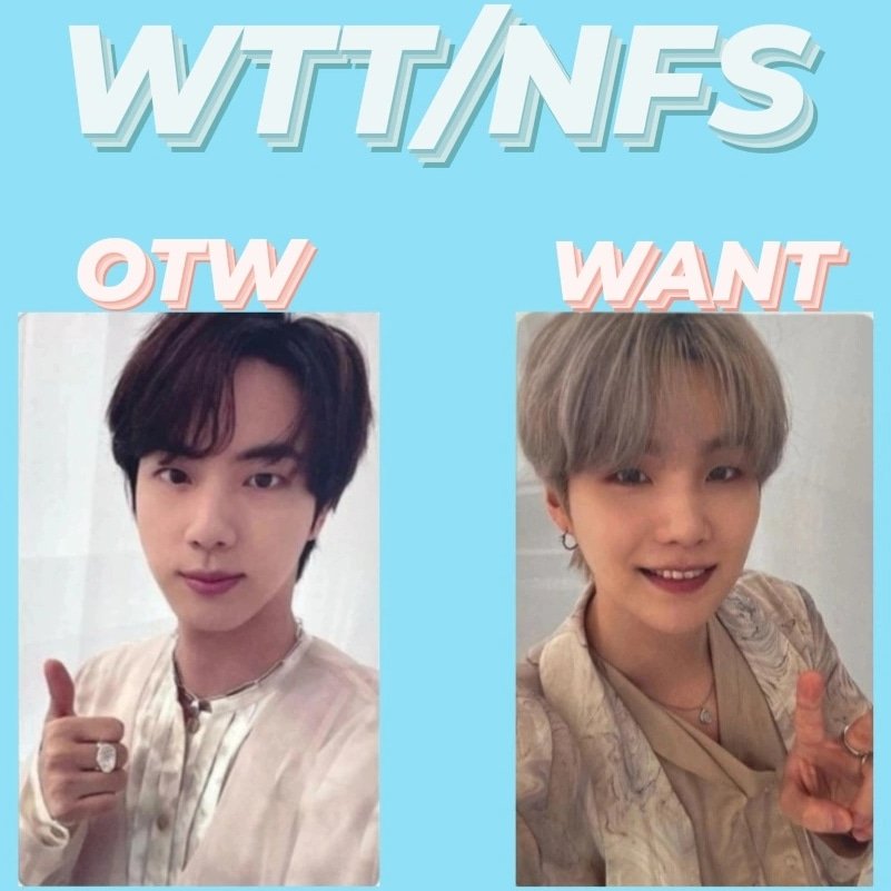 yeongukkie's tweet photo. WTT/NFS
Album: Proof Standard Ver.
Have (otw): Jin compact pc
Want: Yoongi equiv
Location: Canada/USA or ww 

#btstrade #btspctrade #wttbts #lftbts #btsproof #photocardtrade #btsphotocardtrade #btswttcanada https://t.co/GqwZzCxVMh