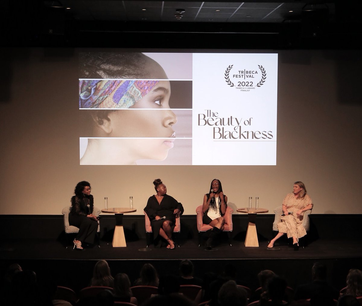 Tribeca's tweet image. Last week we screened #TribecaX Best Feature winner “The Beauty of Blackness.” The film centers on Fashion Fair, the first national cosmetics company that focused entirely on Black women. #Tribeca2022
@Digitas, @voxmedia, @sephora, @venture_land , @fashionfair