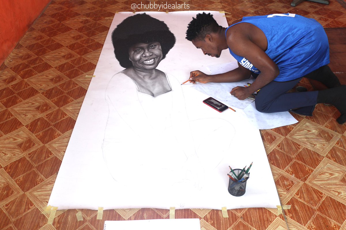 chubbyidealarts's tweet image. Check out my 3D drawing on paper, follow the link in my bio to watch the making video and subscribe to my YouTube channel. Pls retweet 🤲🏾