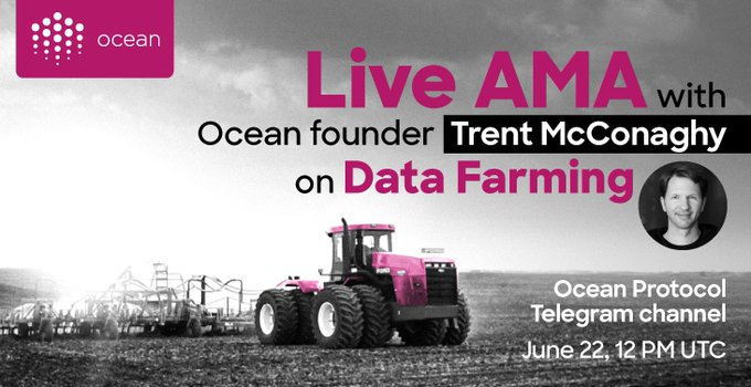 el_capro's tweet photo. Set a reminder guys and prepare your question!
@oceanprotocol's founder @trentmc0 will be answering all your questions about the new #Data Farming program in a Telegram AMA tomorrow.
π12:00PM
βΆ https://t.co/jUuOvXUESB
#OceanAMA #DataNFTs #Web3 https://t.co/8eyV5EecVj