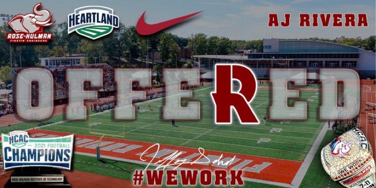 Andres (AJ) Rivera (@andresajrivera1) on Twitter photo I’m beyond thankful to say that I’ve received my first offer to attend one of the top engineering school in the nation! <a href="/RoseHulmanFB/">Rose-Hulman Football</a> Thank you <a href="/Coach_Kizewski/">Caleb Kizewski</a> and <a href="/CoachSokolRHIT/">Jeff Sokol</a> for giving me this opportunity! #AGTG #WeWork
<a href="/CoachGehres/">Shaun Gehres</a> <a href="/AAChargersFball/">Albuquerque Academy Varsity Football</a> I’m beyond thankful to say that I’ve received my first offer to attend one of the top engineering school in the nation! <a href="/RoseHulmanFB/">Rose-Hulman Football</a> Thank you <a href="/Coach_Kizewski/">Caleb Kizewski</a> and <a href="/CoachSokolRHIT/">Jeff Sokol</a> for giving me this opportunity! #AGTG #WeWork
<a href="/CoachGehres/">Shaun Gehres</a> <a href="/AAChargersFball/">Albuquerque Academy Varsity Football</a>