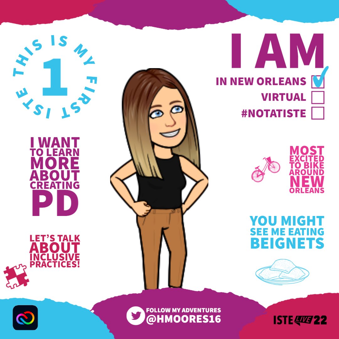 Countdown to ISTE Live 22 in #NOLA! 
#ISTELive22 #adobeexpress #creativecloud #ISTE22 #SPEAQesl