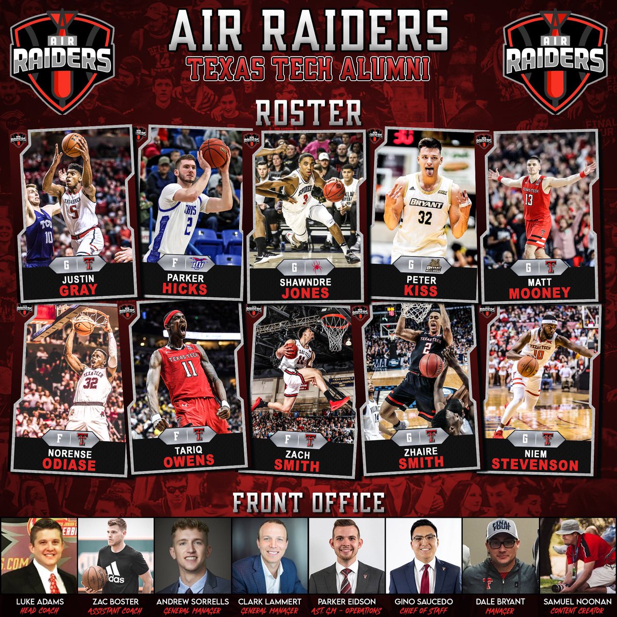 AirRaidersTBT's tweet photo. The 2022 Air Raiders. #RRR4L https://t.co/Xhs0Leqnfy