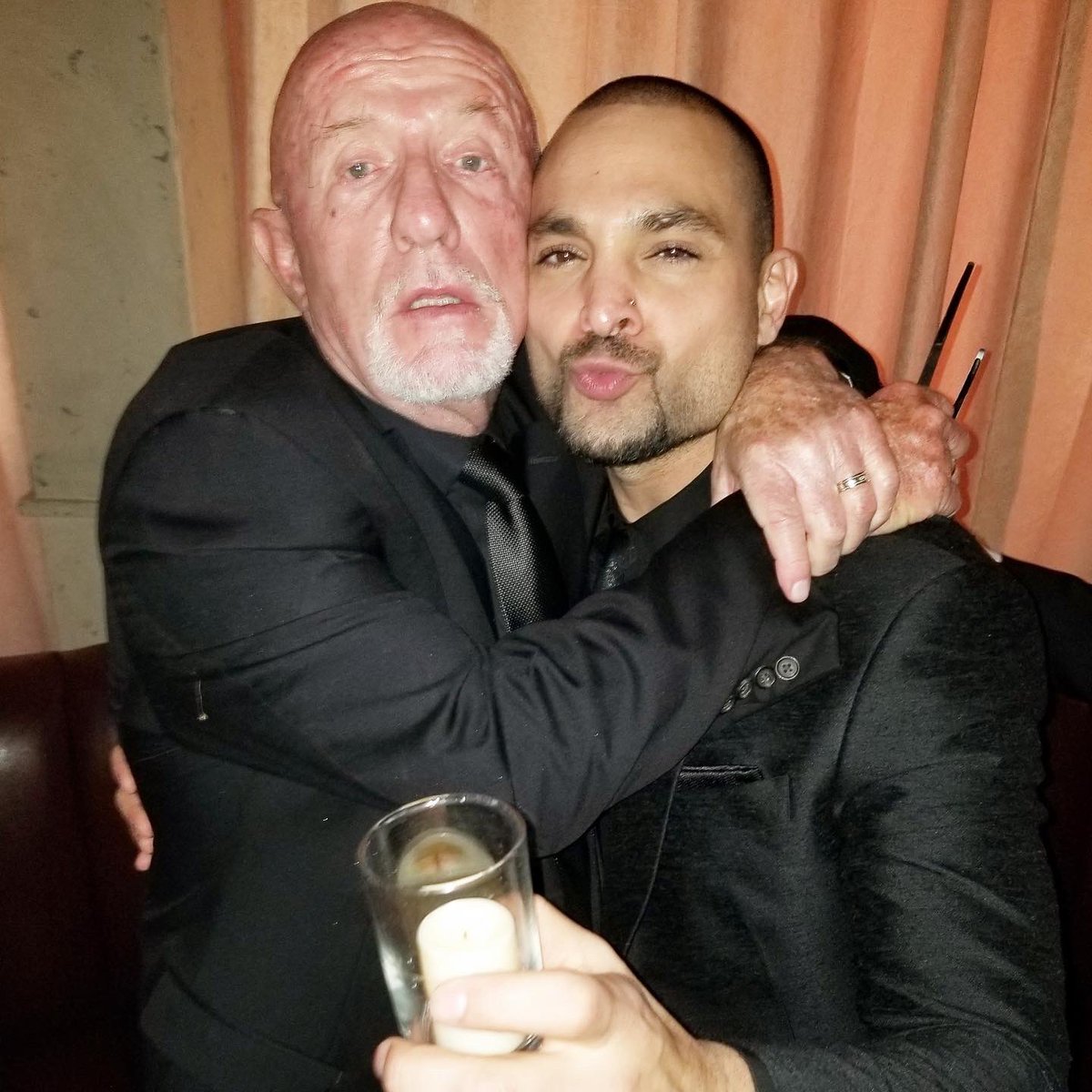 MandoMichael's tweet photo. Mando &amp; Banks through the years - six pivotal, life changing seasons! What a ride, what a script, what an epic &amp; unforgettable conclusion 💫 #BetterCallSaul Forever Xo https://t.co/OhoOw9ifGL