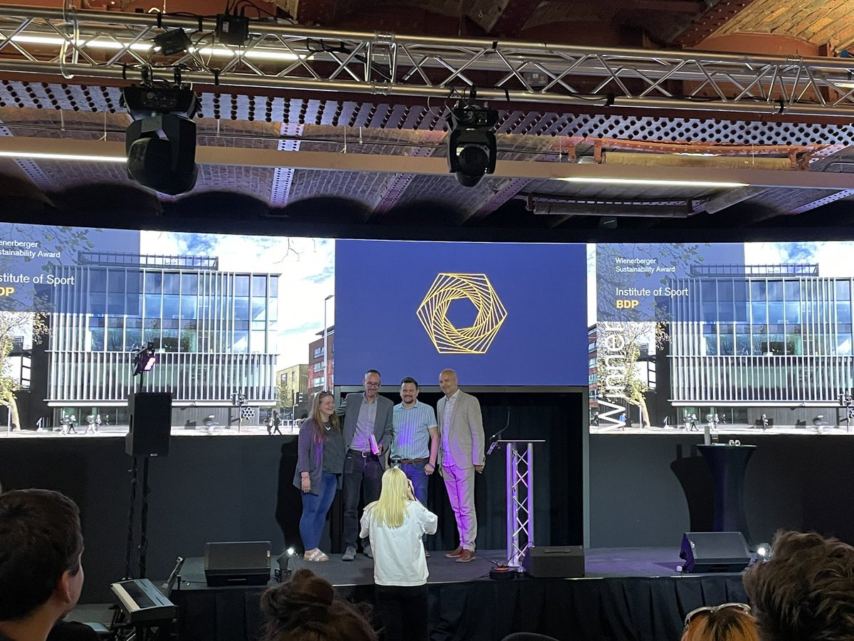 Congrats to an amazing <a href="/bdp_com/">BDP</a> team! Fantastic achievement winning the <a href="/The_MSA/">Maxwell Azubuike</a> sustainability award! Congrats all!