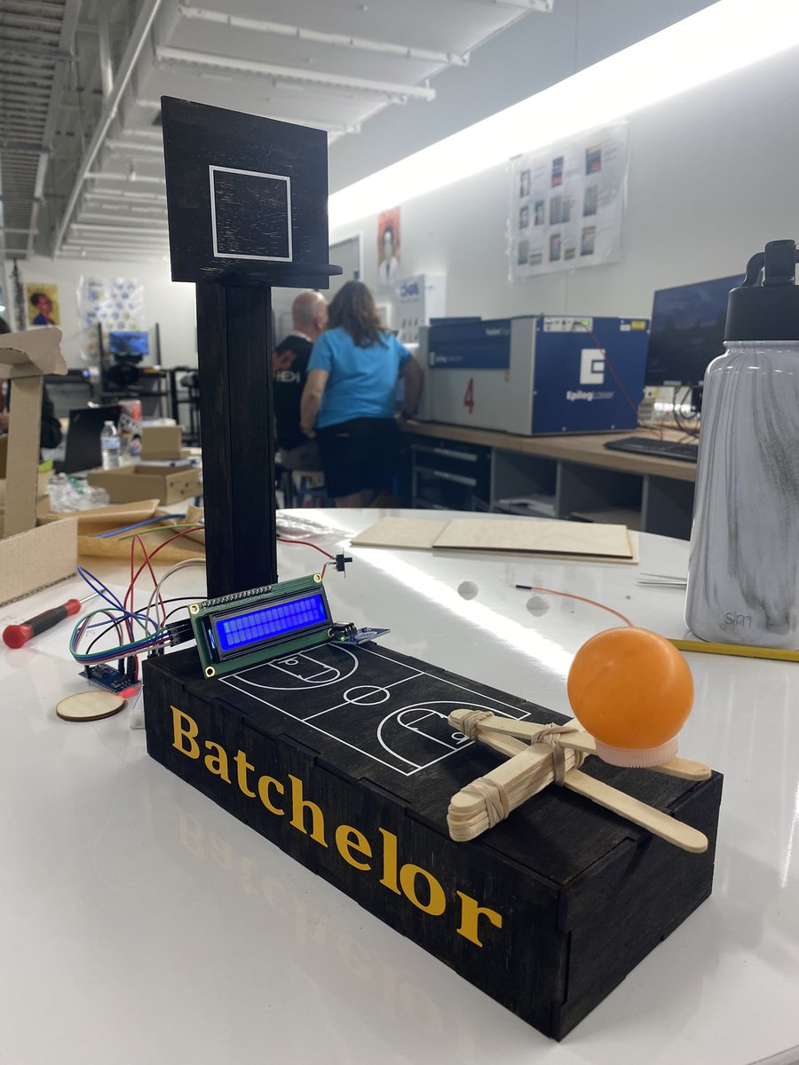 From prototype to final product! I had to adjust the original plan to account for a sensor not working how I thought it would, but I failed forward &amp; came up with my finished product! #ChattFab22