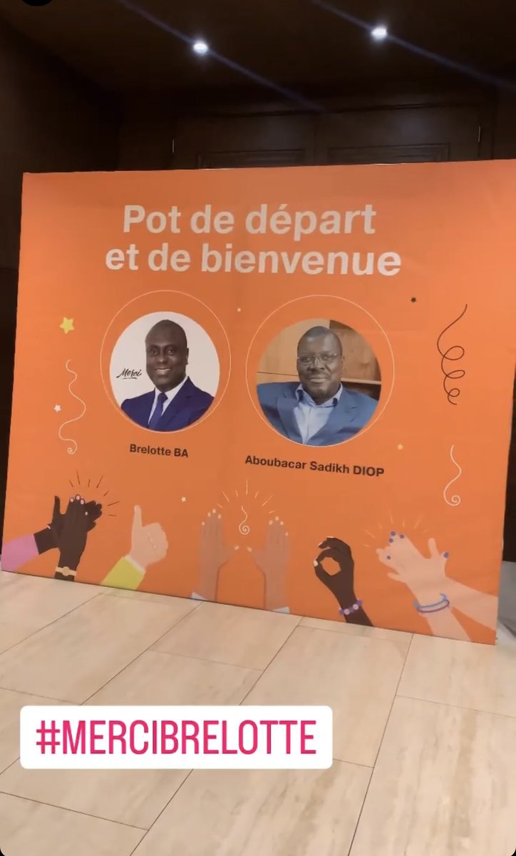 asdoucoure's tweet photo. Merci @BrelotteBa pour tout ce  que vous avez apporté à @Orange_Mali . Nous sommes tellement fiers d’avoir été sous le leadership d’un si bon patron. #CEOofTheYear #MerciBrelotte #laeding https://t.co/lfNVxXwZiX