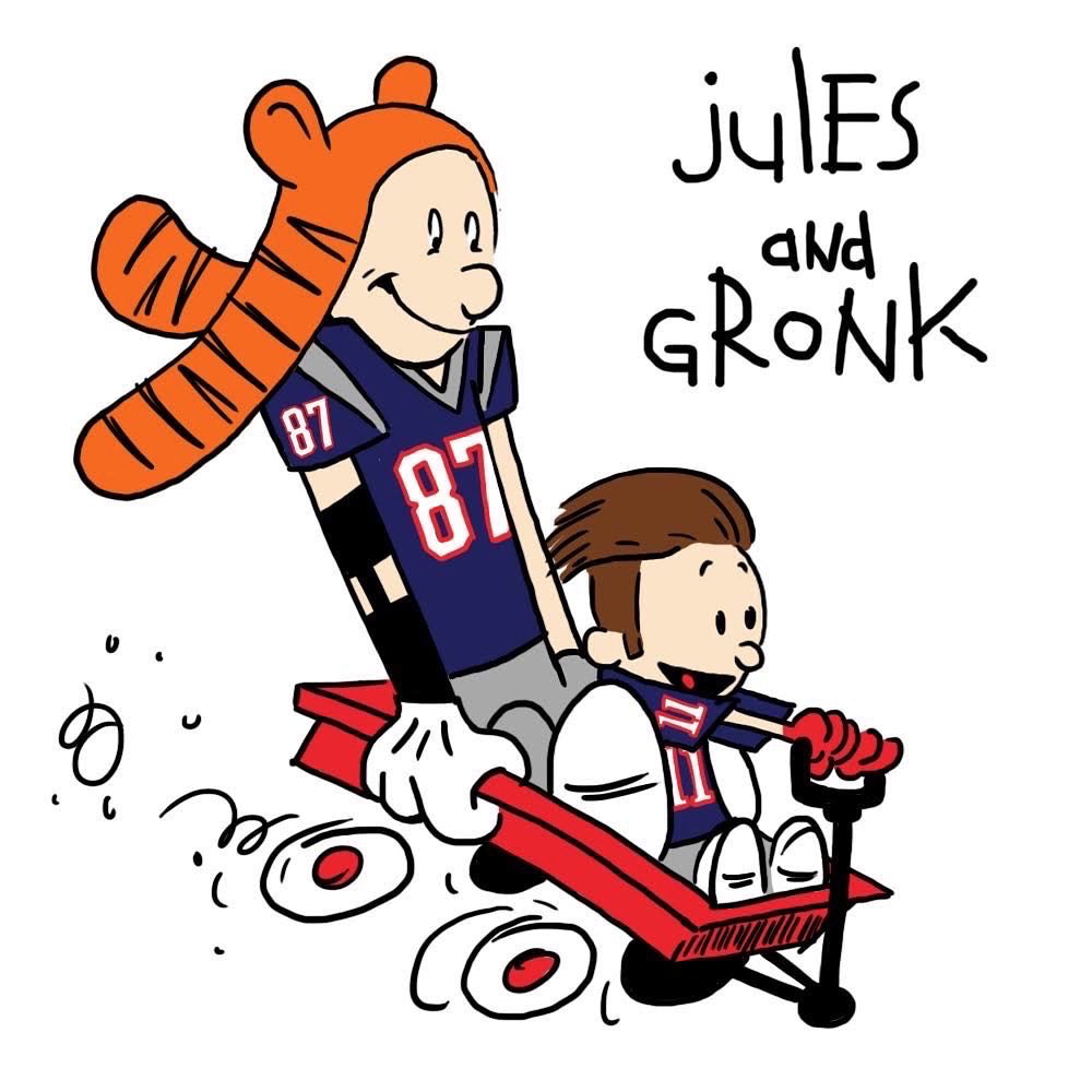 Edelman11's tweet photo. There will only ever be one Gronk. 
Love you bro. #FoxboroForever https://t.co/yeqnXqzWVM