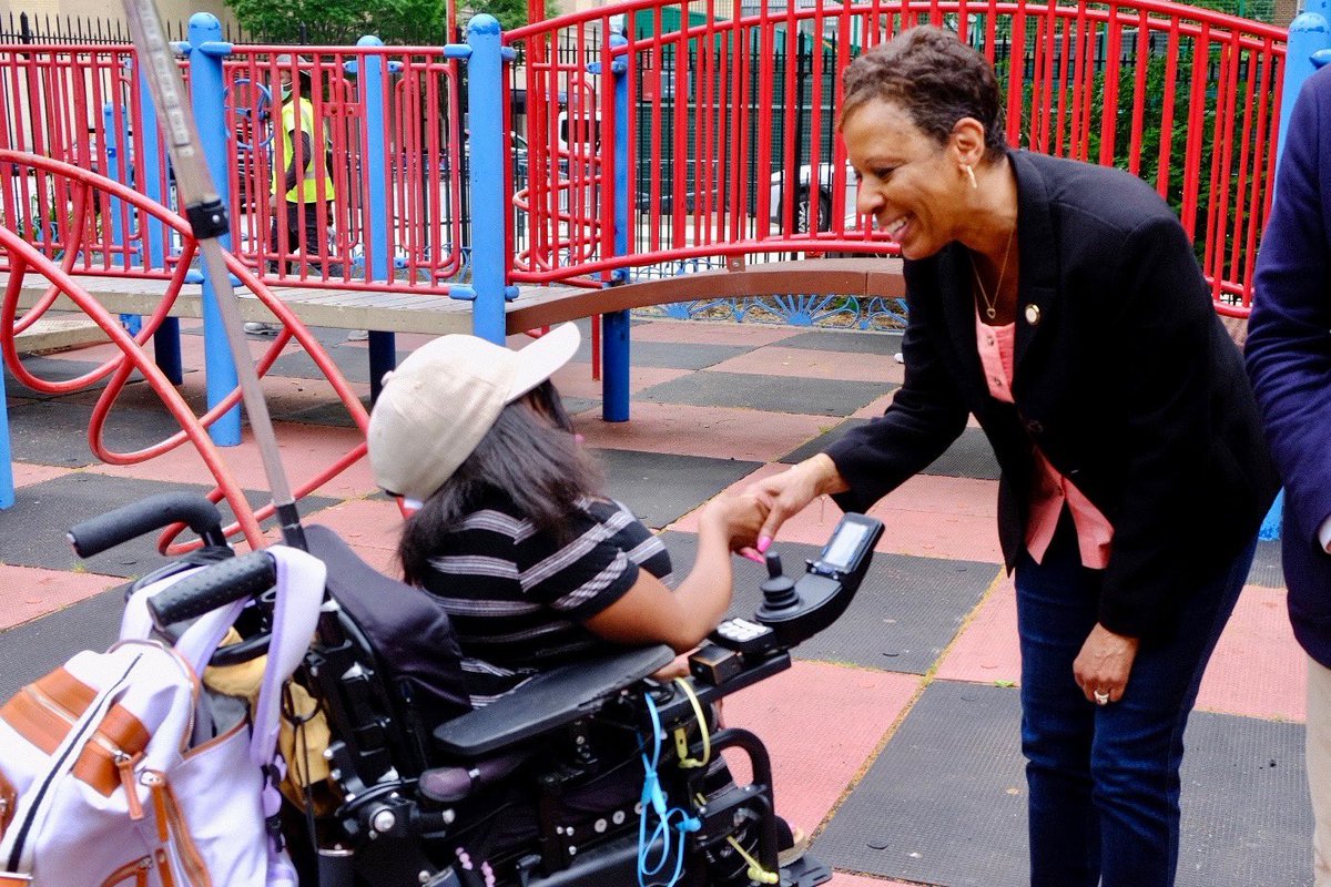 Adrienne Adams (@nycspeakeradams) on Twitter photo Today was a beautiful day to join <a href="/ebottcher/">Erik Bottcher</a> and community leaders to announce the renovation of Penn South Playground. Our parks & playgrounds serve as our city’s backyard, and it’s critical that we build inclusive spaces where children of all abilities can play and socialize. Today was a beautiful day to join <a href="/ebottcher/">Erik Bottcher</a> and community leaders to announce the renovation of Penn South Playground. Our parks & playgrounds serve as our city’s backyard, and it’s critical that we build inclusive spaces where children of all abilities can play and socialize.