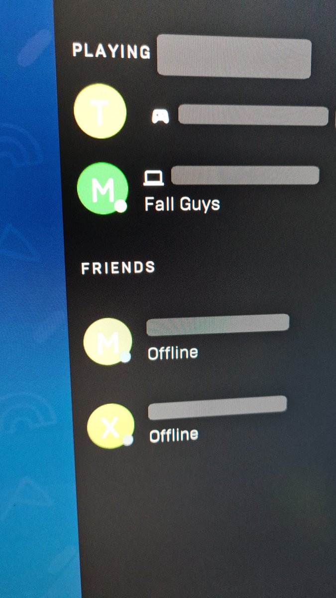 Cant see requests or names for cross platform (ps5/pc) <a href="/FallGuysGame/">Fall Guys</a>