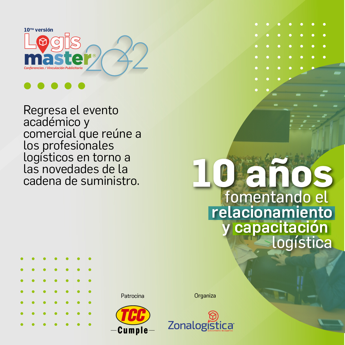 Zonalogistica's tweet photo. #LogisMaster es la oportunidad ideal para interactuar con profesionales logísticos de primer nivel en un espacio que fomenta el conocimiento y relacionamiento logístico.

Octubre 18 - Bogotá
Octubre 20 - Medellín

Muy pronto más información sobre las temáticas del evento. https://t.co/uzb6e5Z4D1