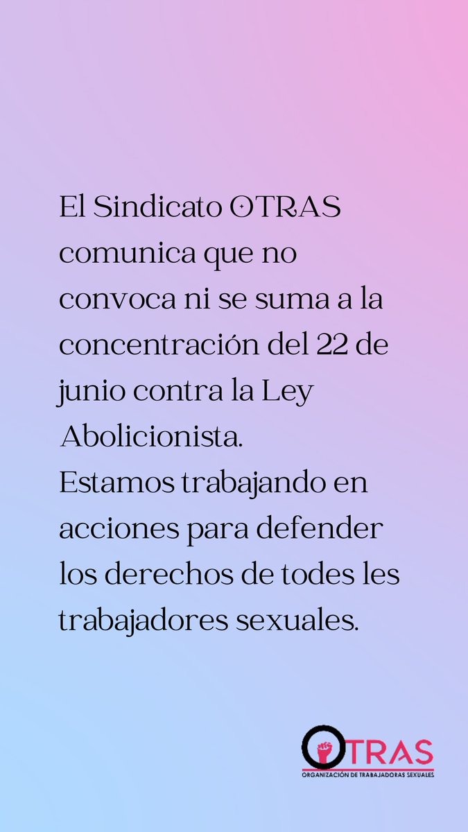 Sindicato OTRAS tweet media