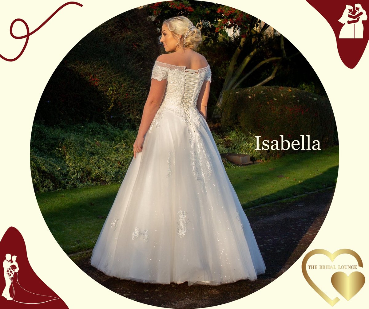 This Disney-inspired princess gown is patterned with lace and delicate sparkles throughout.  The corseted back cinches the waist even further. Available with or without a train. Sizes 6 - 34 thebridalloungewales.simplybook.it/v2/