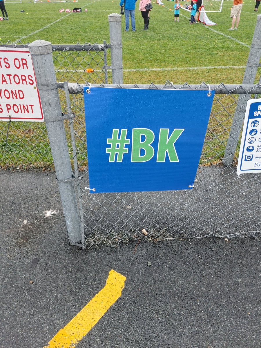 PYSAInfo's tweet photo. In Brad's memory, we will have #BK signs on all our fields. We miss you a lot. https://t.co/WdygtR2pCw
