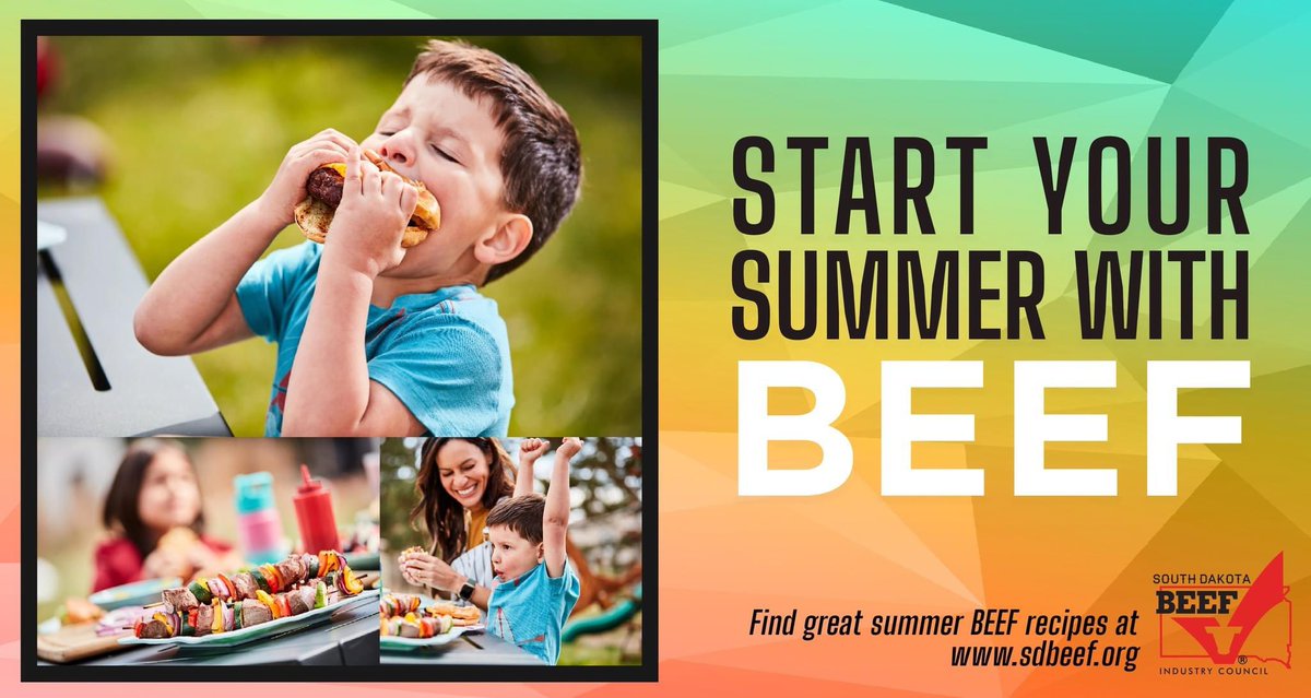 Today is the first official day of SUMMER! The South Dakota Beef Industry Council encourages you to grab your grill kit, put on your apron, and get grillin! It’s time for summer and beef has you covered whether it’s that juicy burger or flavorful steak!