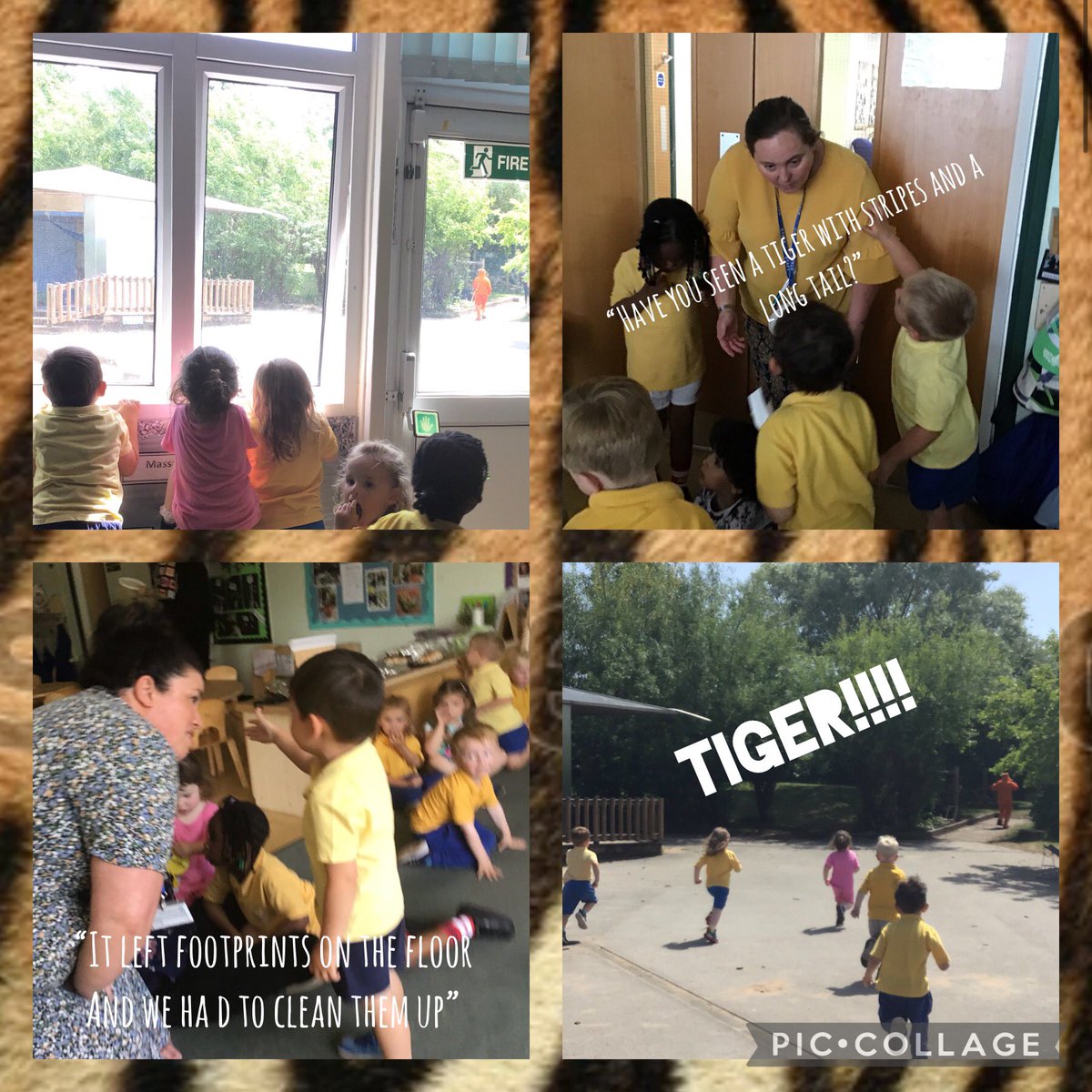 EvertonNursery's tweet photo. Tiger on the loose 🐅📚 #spencerclass #reading #iteracy #thetigerwhocametotea https://t.co/FC0bVBsZ4m