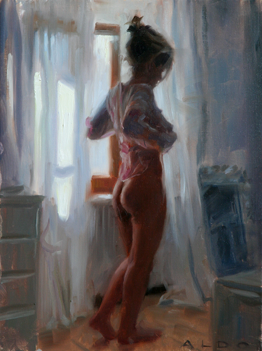 January Morning Painting by Aldo Balding