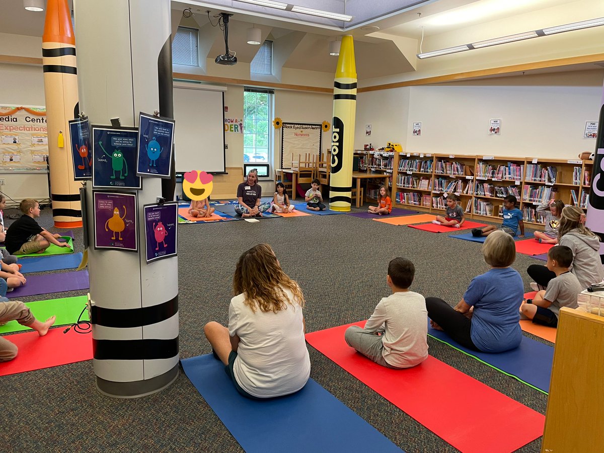 Thank you to Mountain Spirit Yoga for the amazing sessions with our Elevate kiddos today! It was the perfect start to our program and complemented our Calm Corner lessons beautifully! @FCPSElevate