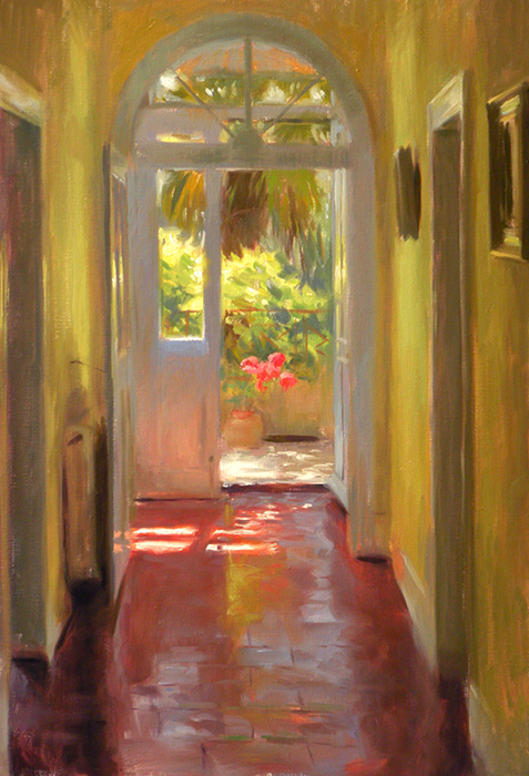 Back Door Painting by Aldo Balding