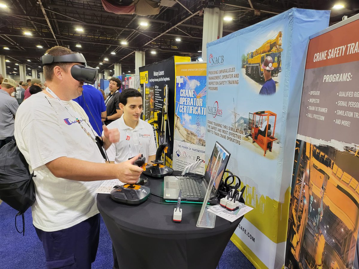 NACB is at the <a href="/SkillsUSA/">SkillsUSA</a> 2022 Nationals in Atlanta, GA! Stop by Booth 209 in Hall A of the TECHSPO to try out our VR Simulator and learn more about a career in the Lifting and Loading Industry! Good luck to all competitors! #NLSC22 #SkillsUSA