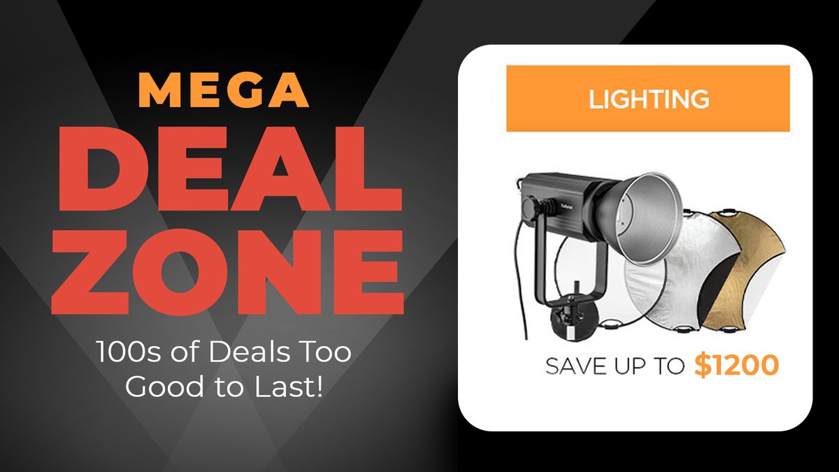 BHDealZone's tweet photo. Take your lighting from good to great with the latest lighting gear savings ⬇
https://t.co/k8gQW8n66S https://t.co/SDtQB8hBQS