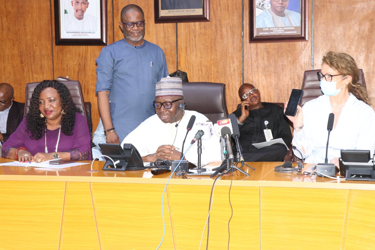 natpopcom's tweet photo. Now Open:
The NPC Chairman, Hon. Nasir Isa Kwarra, today launched the 2023 Population and Housing Census Call Center at the Commission’s Headquarters in Abuja.

HOTLINES:
0700 0CENSUS
0700 023 6787
#DigitalCensus 
#2023Census
@UNFPANigeria https://t.co/2rJueckOVQ