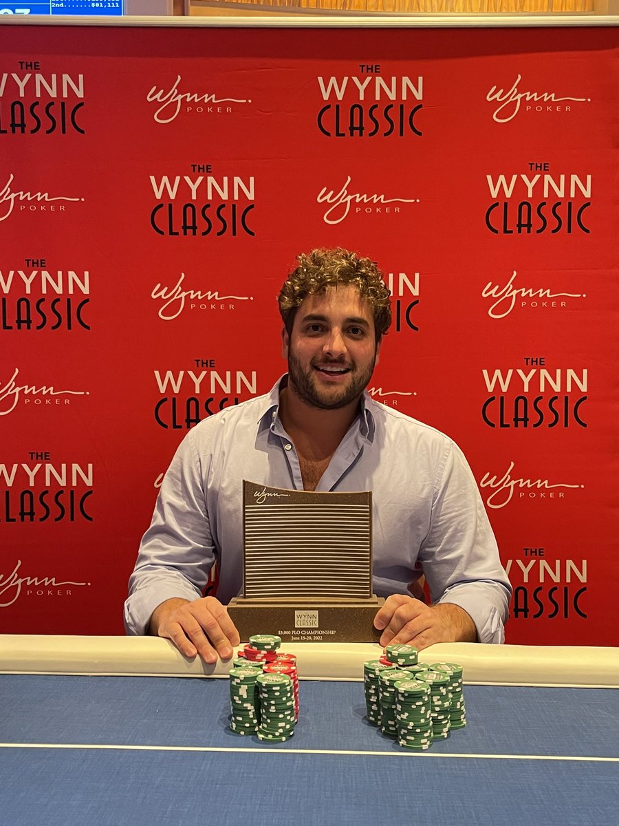 joaosimaobh's tweet photo. One more deal At the best poker Room in the World! Thanks @WynnPoker always the best experience! 3k plo championship! Didn’t want to deal, but this gentleman was so nice and happy to win, that I couldn’t refuse! Poker is not only about money! Congrats Michel! U are the champ!🚀 https://t.co/wJ4SG69d5X
