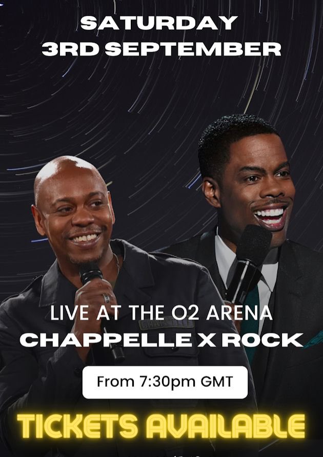 elite_dh's tweet photo. Anyone fancy a night of pure comedy then this is for you. Want to see if Chris Rock has anything to say about the whole Will Smith situation, then message me for details.
A night not to be missed!!! #chrisrock #DaveChappelle #legendsofcomedy #eliteexperience #dheliteevents https://t.co/rWoeaeQV50