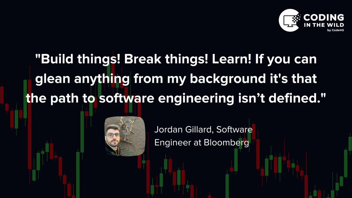 codinginthewild's tweet photo. In our latest #codinginthewild blog, Jordan shares a story that many can relate to; what you major in does not always end up being your career path. Read about his journey from studying Geoscience to becoming a Software Engineer at Bloomberg: https://t.co/lw4GsRwjPT https://t.co/YYNQenPqDq