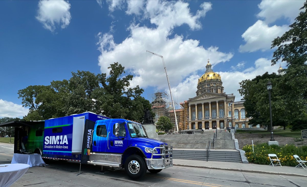 There are over 11,700 EMS providers in Iowa, but less than 40% have had access to real-world training. 

<a href="/IowaNursing/">UI CollegeofNursing</a>'s SIM-IA brings free, hands-on training to the doorsteps of EMS and healthcare workers across Iowa through their mobile simulation lab. 
sim-ia.uiowa.edu
