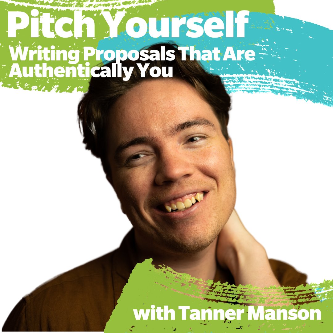 Pitch Yourself with Tanner Manson! In this workshop, we will discuss the process of pitching your company and work to various organizations, and how to execute a successful proposal.

Tuesday, June 28, 2022
6:30pm - 8:00pm
Online FREE
Register Now: bit.ly/3HEifpb