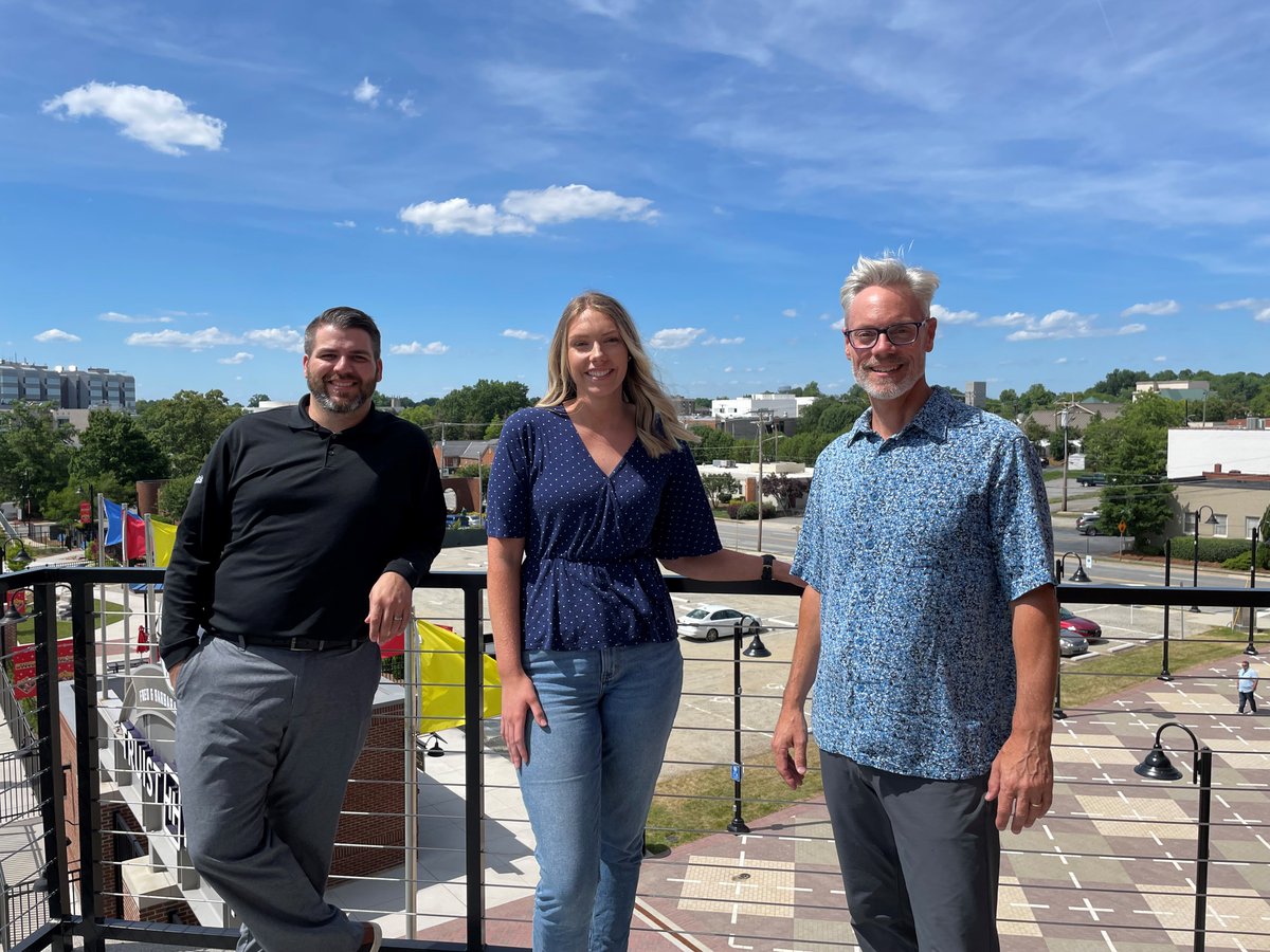 Today marks the official start of #Summer. Ashlee Lallier, Greg Tardy and Jesse Marion from our underwriting team are ready for #sunshine, #baseball and #fun! <a href="/RockersBaseball/">High Point Rockers</a>
