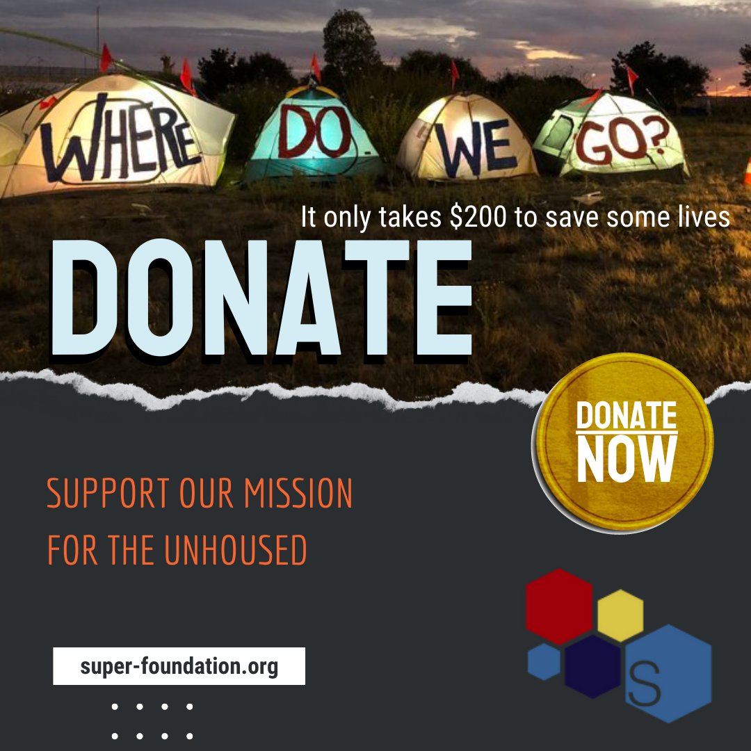 Homelessness impacts everyone. Outreach saves lives. This is the most direct way to help.

super-foundation.org/projects-1/%23…

zeffy.com/en/donation-fo…