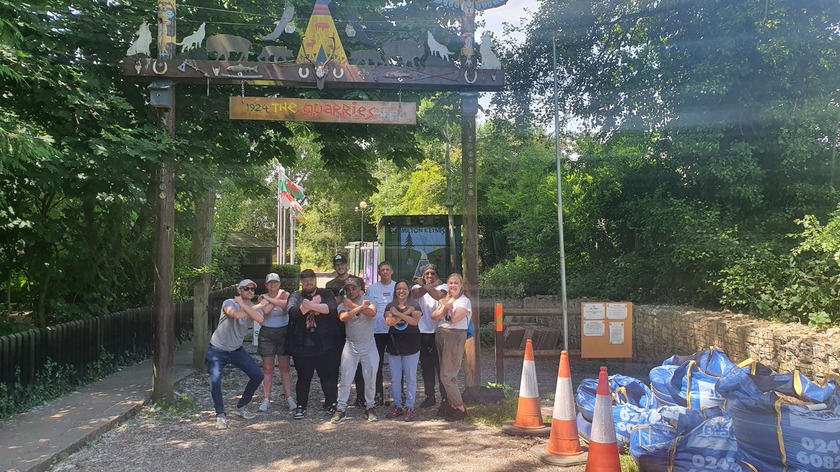 Huge thank you to <a href="/Xero/">Xero</a>  team that came and worked extremely hard at The Quarries on Friday. Hottest day of the year and you worked your socks off. Thank you #Team #Community