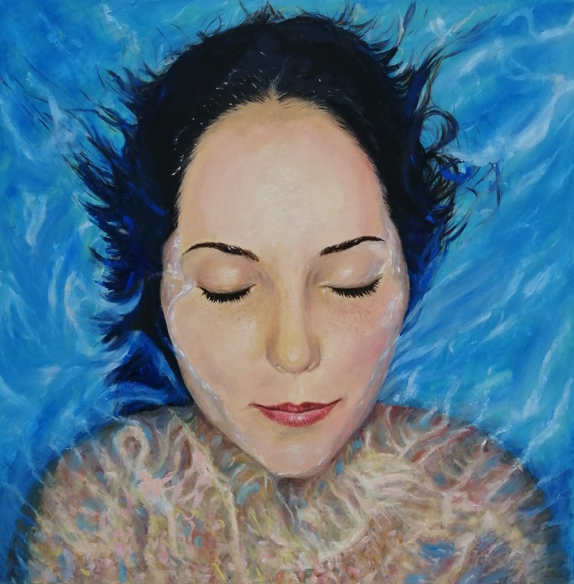 "When I was a child I was a soldier. When I paint I get my childhood back - every colour is smthg different &amp; makes me feel happy again. I love to touch it &amp; I can speak easily. I get a bit of freedom for my mind" - a member talks about healing through #arttherapy. #RefugeeWeek22