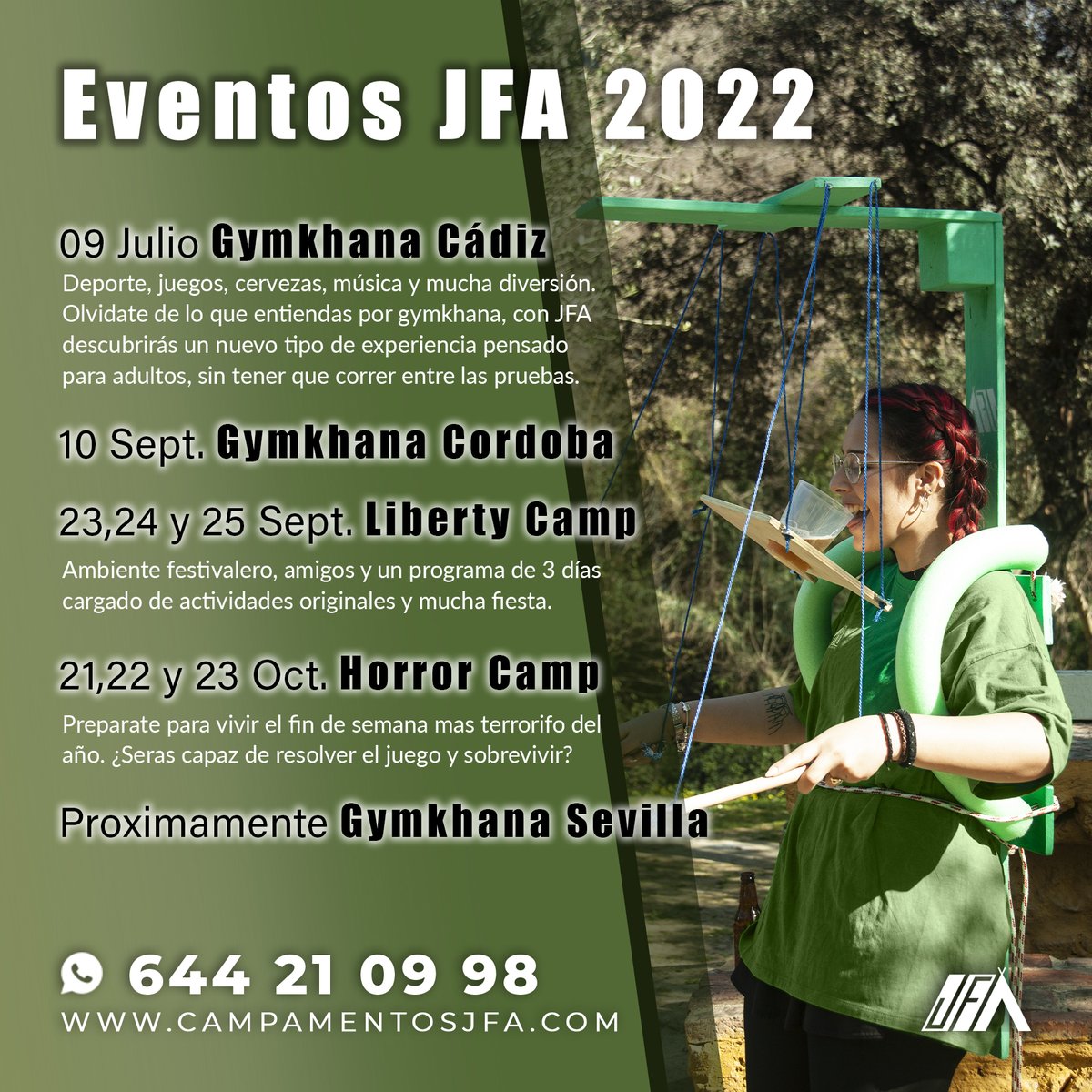 CampJFA's tweet photo. Campamentos para adultos, gymkhanas, juegos de rol, acampadas, despedidas de soltero y mucho más...

https://t.co/knoKGsViHS https://t.co/QDrSfXx5Pq