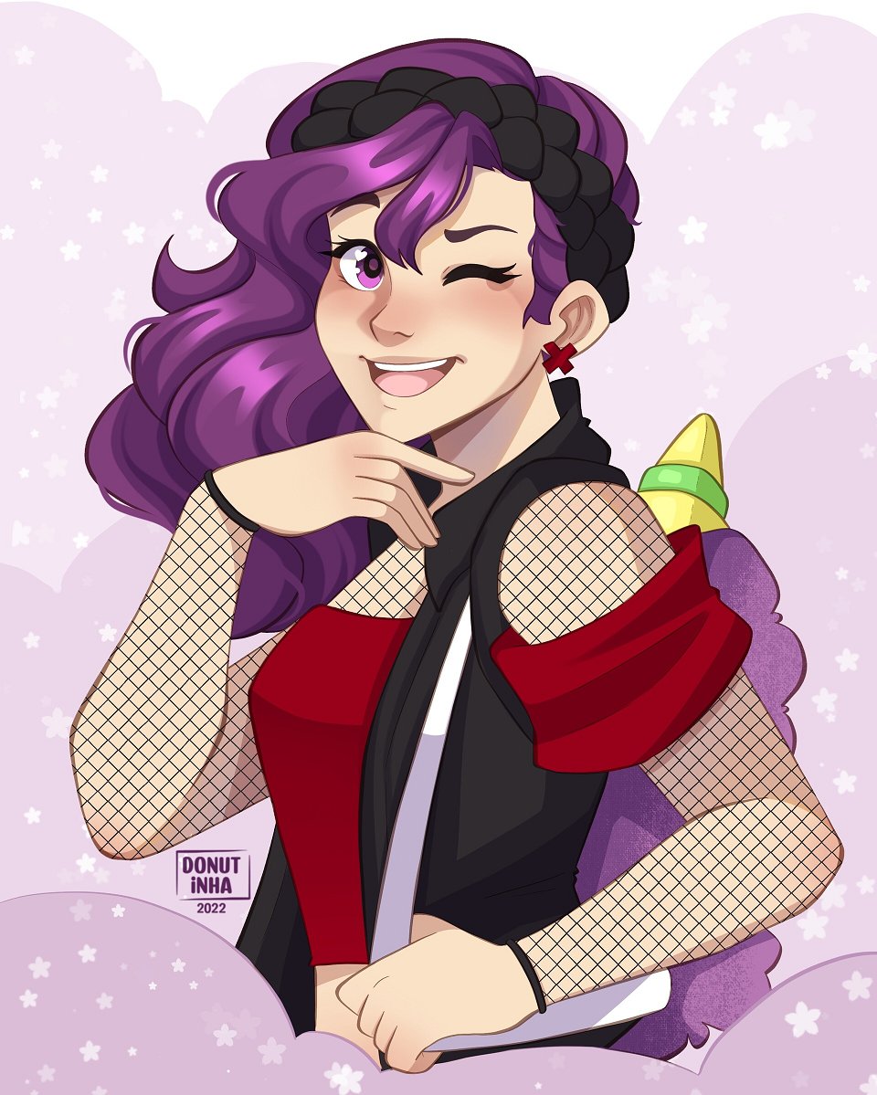 Sim, ela consegue ser impecável em tudo que faz, a guria é MEGA talentosa, tem um traço lindo, encantador e é uma das artistas mais "doces" que existe, ela mesma a <a href="/DonutinhaHB/">Donut 🍩</a>. Vocês não tem ideia do quanto eu sempre quis uma arte dela, tive a sorte de conseguir. Gratidão.💜🥹