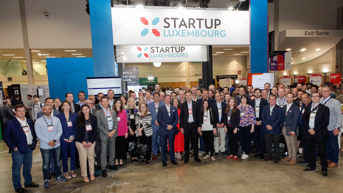 ccluxembourg's tweet photo. #LUinCANADA
🇨🇦🇱🇺 In the framework of the Official Trade Mission to #Canada, the delegation of 100+ Luxembourgers attended @CollisionHQ, one of the biggest #startup events in North America, boasting:
✅1.250+ startups
✅35.000+ visitors
✅850+ investors coming from 140+ countries https://t.co/ZuqL0B4czG