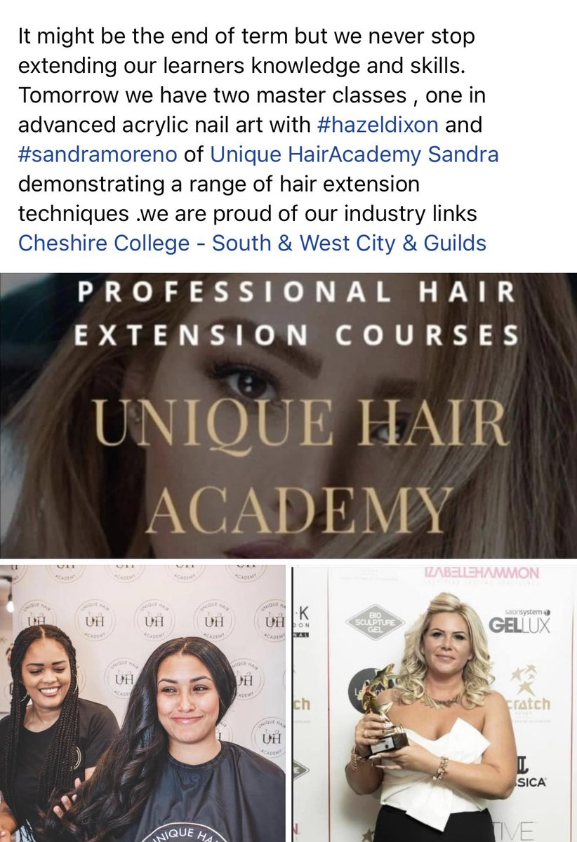 Hair & Beauty @ Cheshire College- South & West tweet media