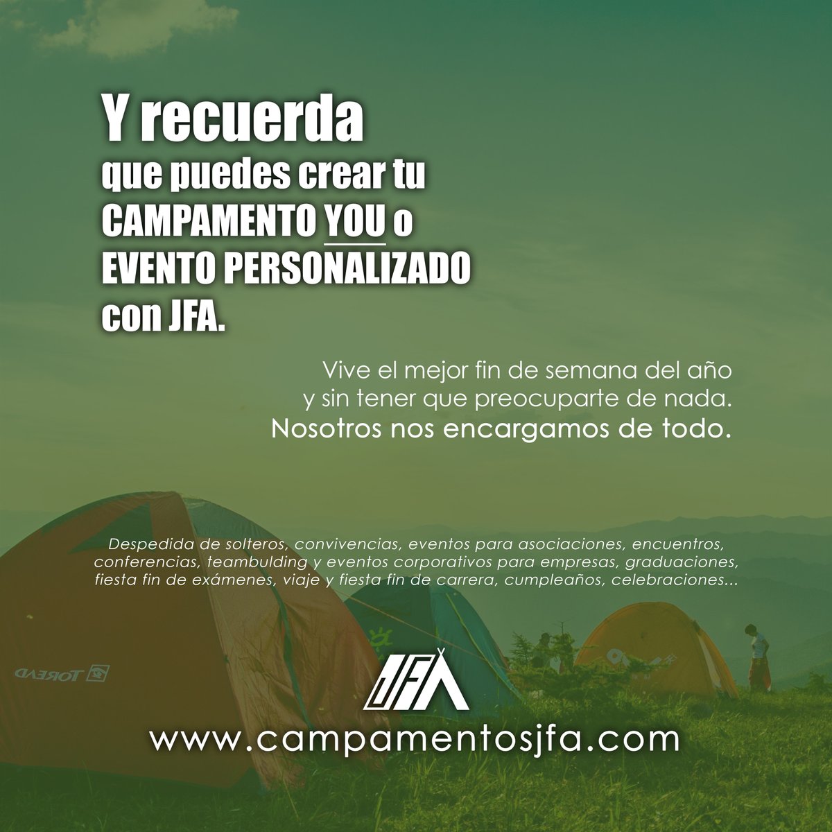 CampJFA's tweet photo. Campamentos para adultos, gymkhanas, juegos de rol, acampadas, despedidas de soltero y mucho más...

https://t.co/knoKGsViHS https://t.co/QDrSfXx5Pq