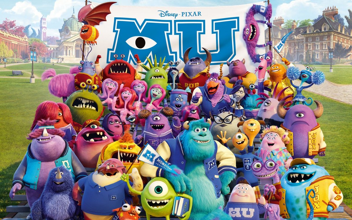 Monsters University, directed by Dan Scanlon and featuring the voice talents of Billy Crystal, John Goodman, Steve Buscemi, Peter Sohn, Joel Murray, Sean Hayes, Dave Foley, Charlie Day, Helen Mirren, Alfred Molina and Tyler Labine, was released on this day in 2013 (USA) 🎬