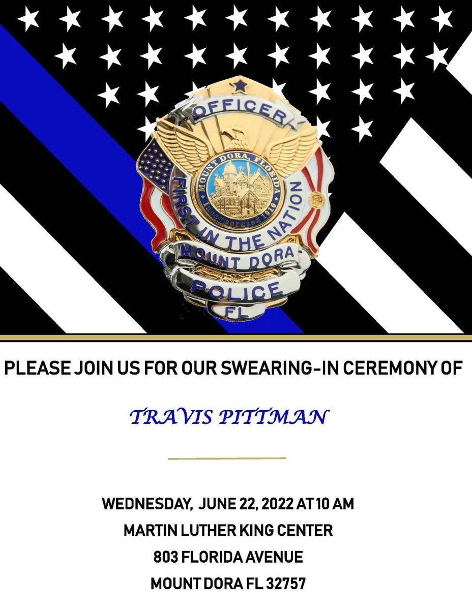 Please join us for our Swearing-In Ceremony of Travis Pittman tomorrow at 10 AM at the MLK Building. The Ceremony will also be livestreamed on Facebook for those unable to make it.